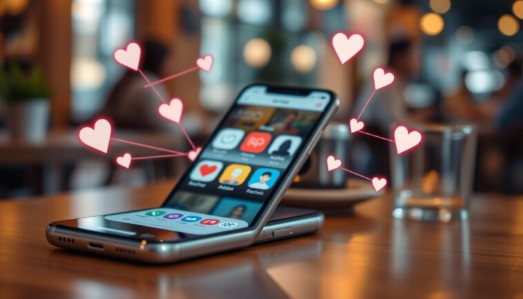 App-Interaktion beim Online-Dating