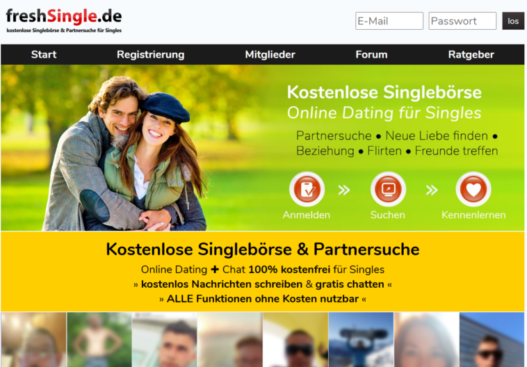 freshSingle.de – Die kostenlose Singlebörse im ausführlichen Test