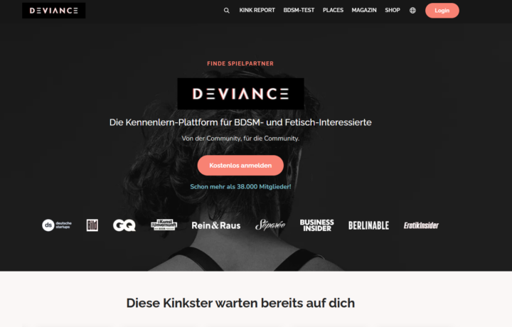 Deviance.com: BDSM-Dating - Kosten und Erfahrungen im Überblick