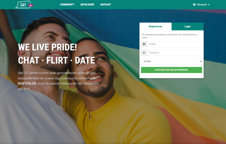 Gay.de - Gay-Dating mit einer großen schwulen Community: Kosten und Erfahrungen im Überblick